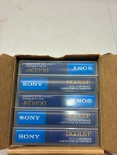 5 Cartridges Sony DGD 120P DDS-2  4GB Tape Data Storage picture