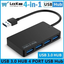 USB 3.0 Hub 4 Port High Speed 5Gbps Multi Splitter Adapter for PC Laptop Windows picture