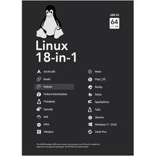 64GB USB Drive – 18-in-1 Multi-OS Support Including Windows 11 & Linux picture