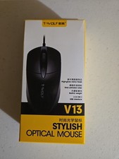 T-Wolf Stylish Optical Mouse V13 New In Box Unopened.  picture