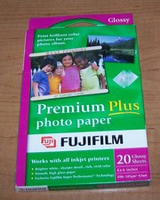 FUJIFILM PREMIUM PLUS PHOTO PAPER - 20 sheets - Glossy - 4
