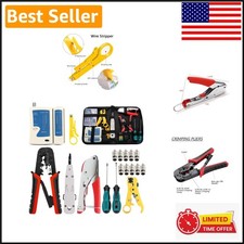 Versatile Network Tool Kit: 9-in-1 Crimping, Testing & Repair Solutions in One picture