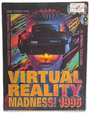 Virtual Reality Madness 1996 Sams Publishing PC CD-ROM Box Set Sealed VR Softw picture
