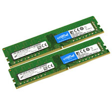 Crucial Kit 64GB (2x 32GB) 2666MHz DDR4 UDIMM RAM PC4-21300 2Rx8 Desktop Memory picture