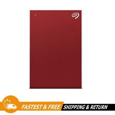 Seagate Backup Plus Slim 1TB USB3.0 Portable External HD, Red (STHN1000403-RC) picture