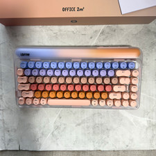 LOFREE DOT Sugar Color Mechanical Keyboard USB Portable English - Multicolor picture