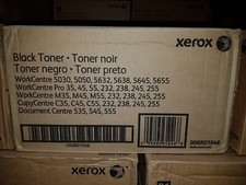 Genuine Xerox 006R01046 Black Toner Cartridge 2-Pack + Waste Container BNIB picture