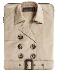 RARE London Fog x Jeremy Scott  TRENCH COAT Laptop Case Sleeve LIMITED EDITION picture