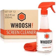 Refillable TV Screen Cleaner - 12 Microfiber Cloths picture