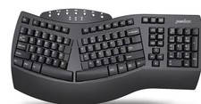 Perixx PERIBOARD-612B Wireless Ergonomic Split Keyboard Bluetooth 2.4G Black picture