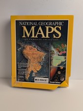 Sealed New National Geographic Maps The Complete Collection 8 CD ROM Set Dec2000 picture