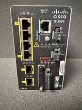 Cisco Industrial Ethernet IE 2000 Series Switch-Black (IE-2000-4TS-G-B) picture