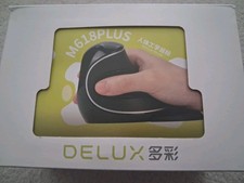 DELUX M618PD Ergonomic Vertical Wireless Mouse 1600 DPI 2.4GH Wrist Relief Mouse picture