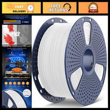 High-Quality PLA+ 3D Printer Filament, 3KG Large Spool, White, Strong & Durable picture