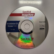 SanDisk ImageMate CompactFlash Installation CD V5.03 (PC; 2000) #2212 picture