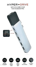 HYPER DRIVE NET 6-in-2 USB-C HUB FOR MACBOOK PRO Air HDMI 100W PD Ethernet picture