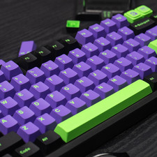 GMK Style Double Shot PBT Keycaps Cherry Profile WOB/BOW/Rome Sets MX Switch picture