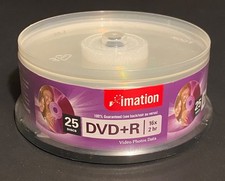 IMATION DVD+R 16x 2hr BLANK DISCS 25 PACK SPINDLE NEW SEALED picture