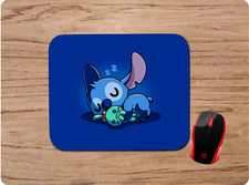 DISNEY BABY STITCH & SCRUMP CUSTOM NEOPRENE NON-SLIP SOFT MOUSE PAD USA SHIP picture