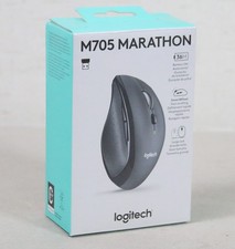 NEW Logitech M705 Wireless Laser USB Mouse Black w/ Receiver -  picture