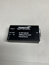 TRANSITION NETWORKS E-TBT-MC04 10 BASE T-TO-AUI TRANSCEIVER picture