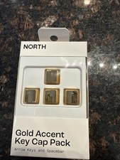 North Key Cap Pack Gold Accent Figural PVC Computer Keyboard & Mouse Accessories picture