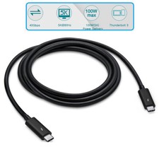 Active Thunderbolt 3 Cable 2M 6ft 40Gbps 5K 100W PD Charging for Apple Macbook picture