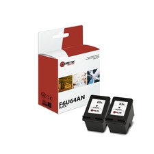 2Pk LTS 63XL F6U64AN Black HY Compatible for HP Deskjet 1112 2130 3630 3632 Ink picture