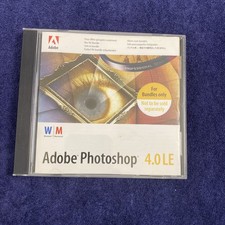 Adobe Photoshop 4.0 LE PC Mac 1997 Collector's Vintage Software picture
