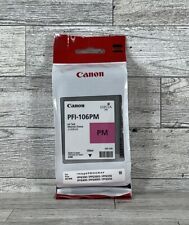 Genuine Canon Ink PFI-106PM Photo Magenta Expired 06/2021 NOS New Sealed picture