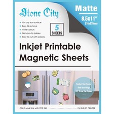 Stone City Printable Magnetic Sheets Matte 5 Sheets picture