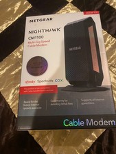 Netgear Nighthawk CM1100 DOCSIS 3.1 Multi-Gig Cable Modem w/ power ac cord picture