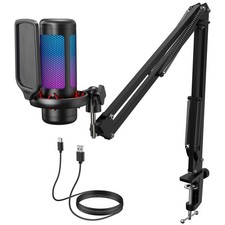 TONOR Gaming Microphone Set with Boom Arm, Vocal 518.4 cubic inches, Black picture