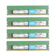 Crucial 32GB (4X8GB) DDR4 2666MHz PC4-21300 ECC Registered  Memory CT8G4RFS8266 picture