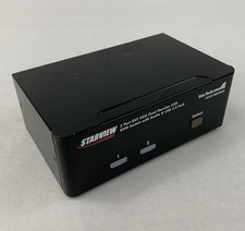 Startech Starview C4E1E7ZG37F 2 Port DVI VGA Dual Monitor USB KVM Switch picture
