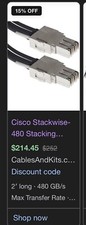 Cisco Stack-T1-50CM V01 Type 1 Stacking Cable 800-40403-01 New  picture