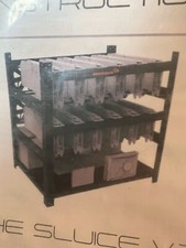 Aaawave The Sluice V.2 12 GPU Mining Rig Frame picture