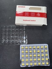 Gateron Milky Yellow Switches for Mechanical Keyboard Pre Lubed Silent Linear... picture