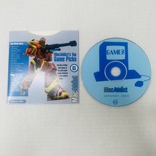 Mac Addict Magazine CD Macintosh Jan 2002 Top Game Picks 65 Vtg Software picture