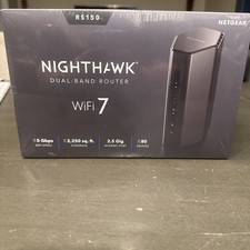 NETGEAR - Nighthawk BE5000 Dual-Band Wi-Fi 7 Router - Black picture