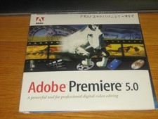 ADOBE PREMIERE 5.0 FOR MAC PLUS MEDIA CONTENT WINDOWS/MAC CD`S picture