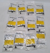 LOt of 12 StarTech 6in Latching Round SATA to R Angle SATA seriel Cable picture