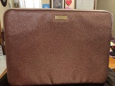 Kate Spade Glittering Champagne Pink Padded Computer Sleeve Padded 13 X 10 Inch picture