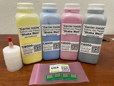 (257g/155g) 4 Standard Toner Refill for Xerox VersaLink C8000 + 4 Chip (USA) picture