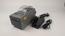 Zebra ZD410 Direct Thermal Label Printer USB Bluetooth ethernet /w Adapter + USB picture
