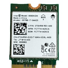 INTEL 9560NGW DUAL BAND WIRELESS-AC 9560 BLUETOOTH 5.1 WIFI CARD 01AX768 picture