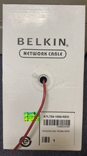 BELKIN A7L704-1000-RED Cat6 NETWORK CABLE - 4PR 23AWG - appx 900' Ft in Box picture