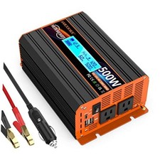 500 Watt Pure Sine Wave Power Inverter 12V DC to 110V 120V Converter PSW-500W picture