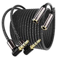  Headphone Extension Cable (10FT+10FT) 3.5 mm Audio Extension Cable-Aux Cord  picture