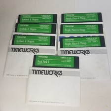 Apple II 1987 Timeworks - IIe IIc IIgs Floppy Disks 5.25 picture